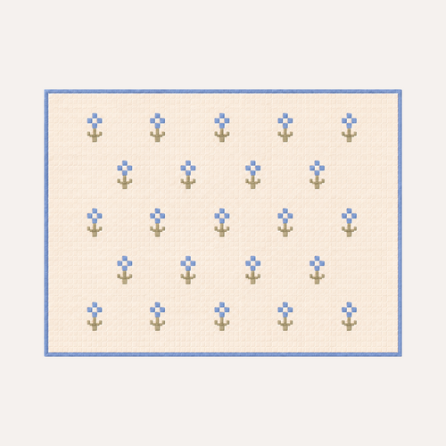 HÄDDEN Pixel Flower Sofa Cover – Pre-Order
