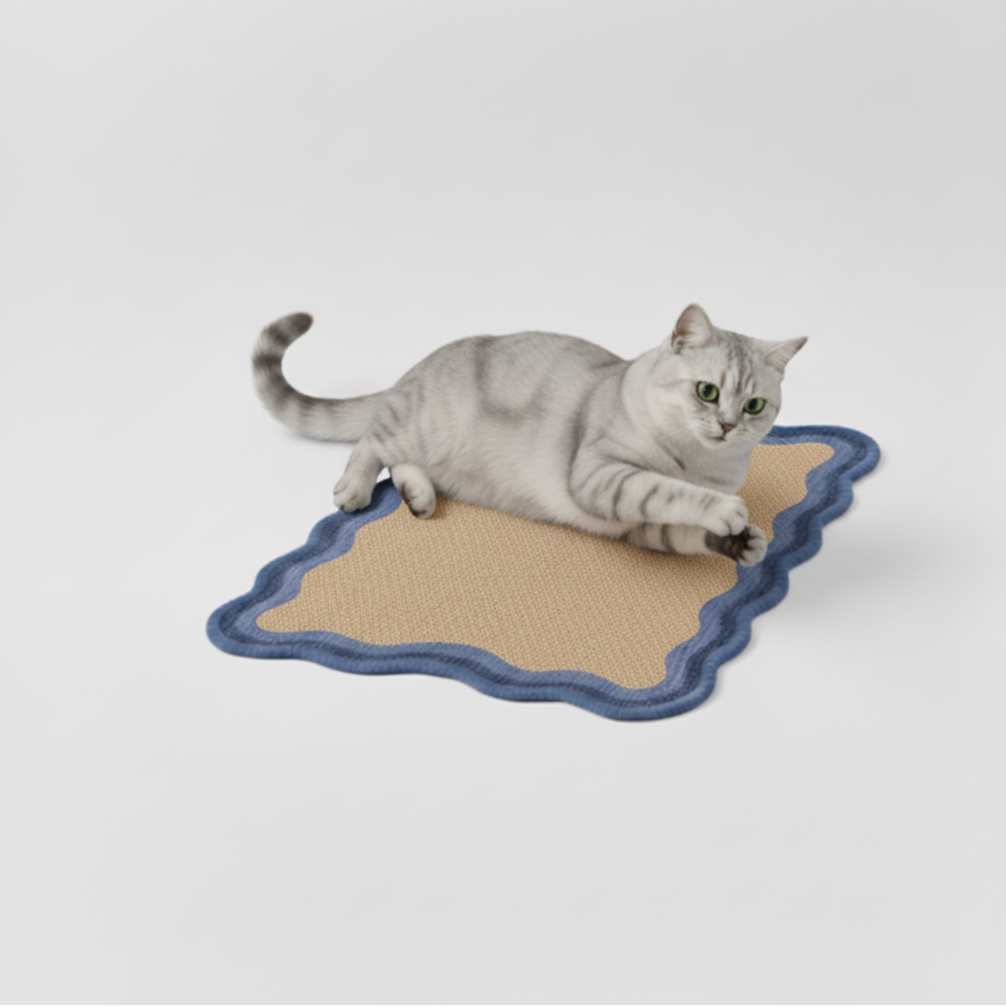 Cat Scratching Sisal Mat© - Flower