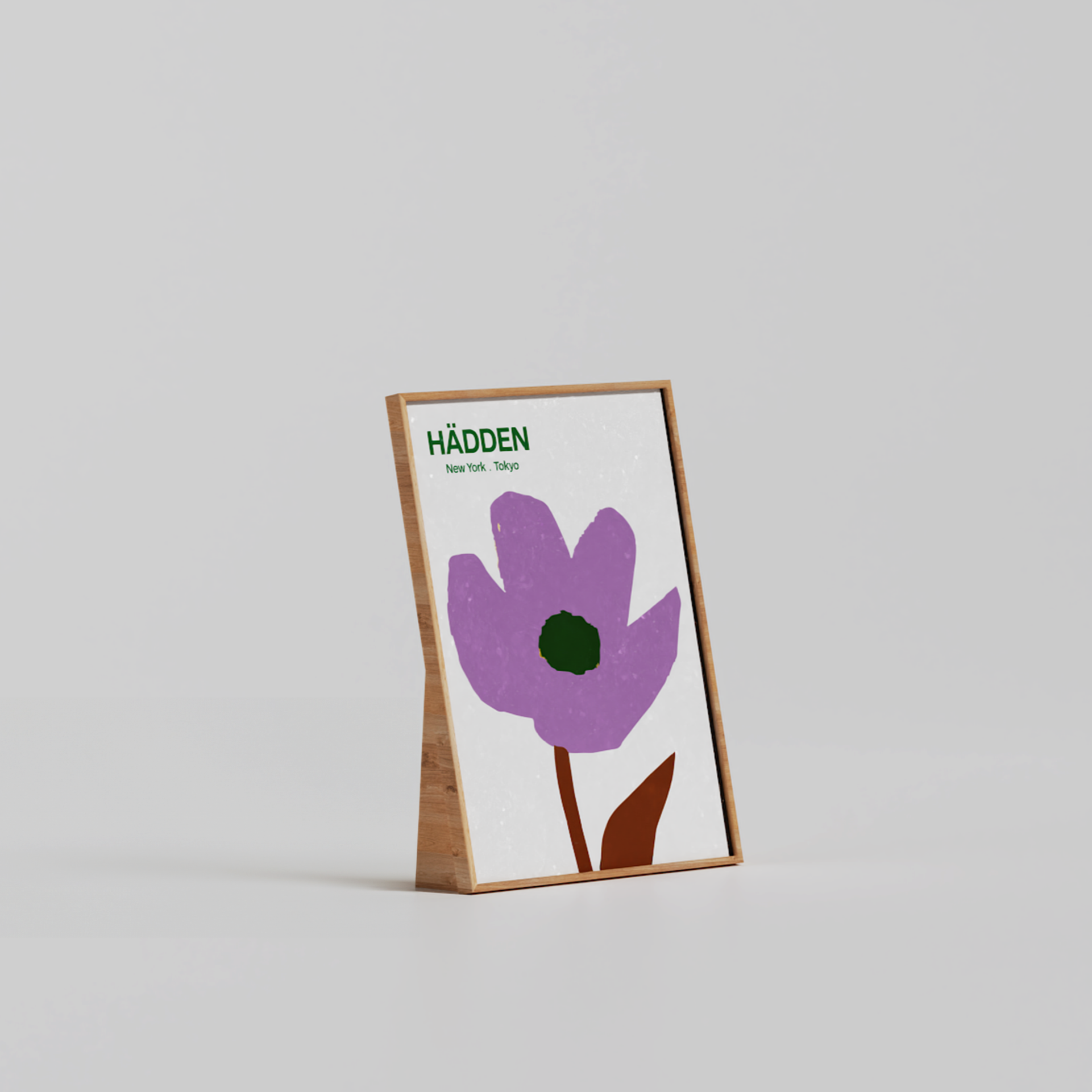 HÄDDEN Cat Scratching Board Flower Purple