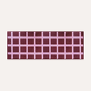 HÄDDEN Pink Grid cat runner on a warm light background