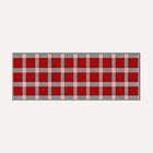 HÄDDEN Plaid cat runner on a warm light background