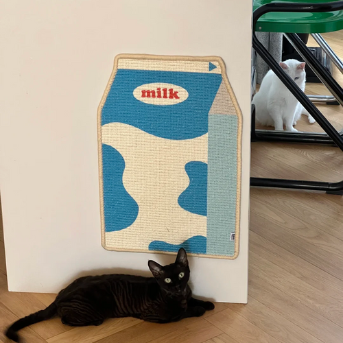 HADDEN Milk Sisal Cat Scratcher Mat