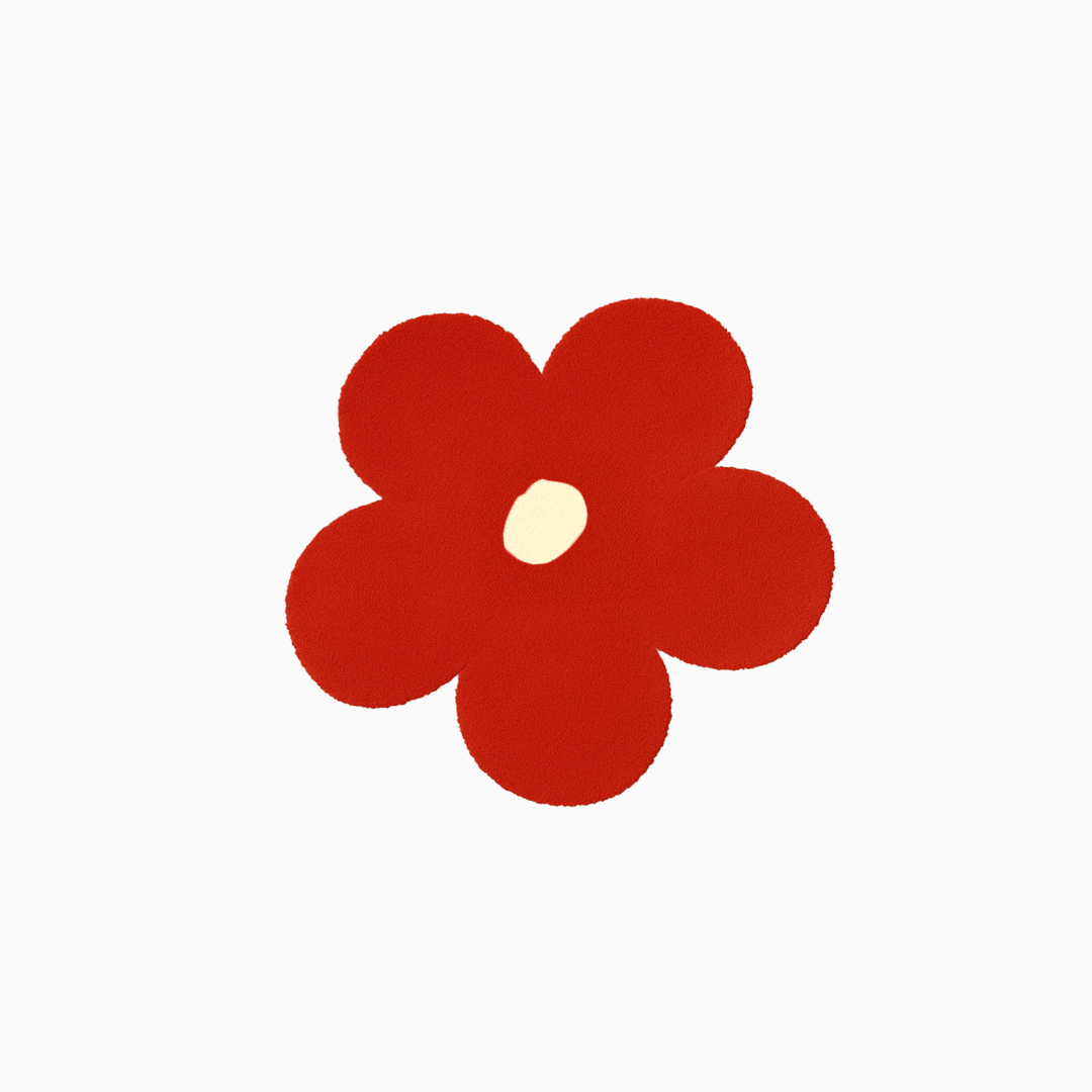 Cat Scratching Rug | Flower