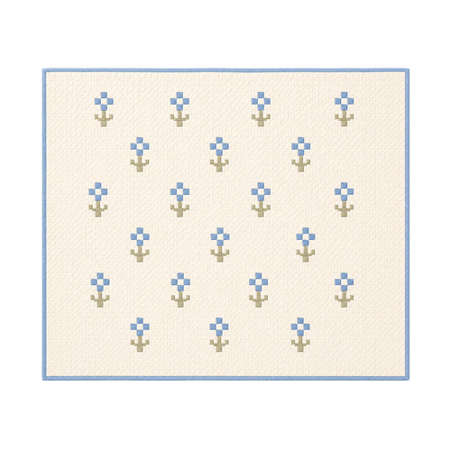 HÄDDEN Pixel Flower Sofa Cover, quilted pet sofa cover